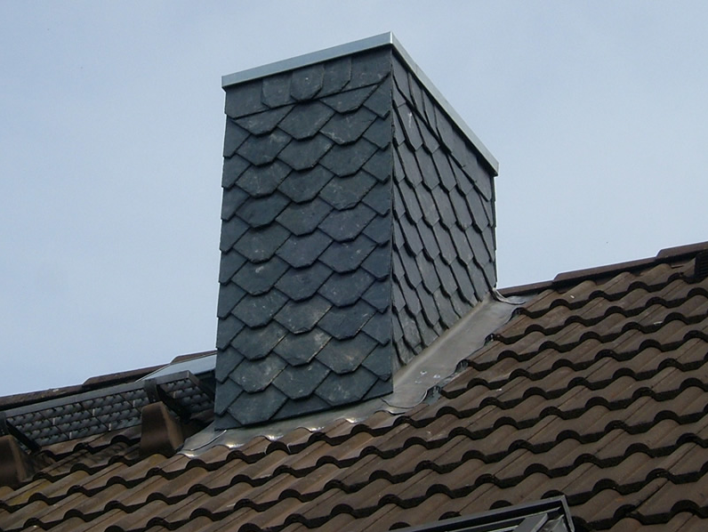 Verkleidung in Schieferoptik