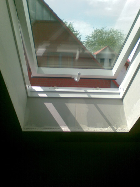 Dachflächenfenster von innen